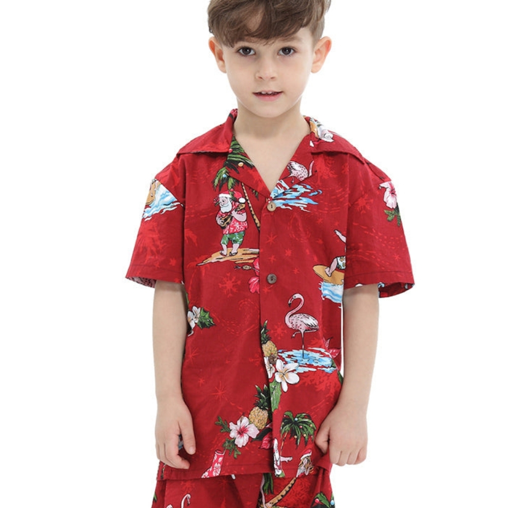Hawaiian Santa Shirt